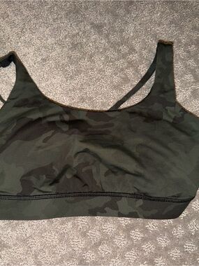 Lululemon Athletic Dark Green Energy Bra
